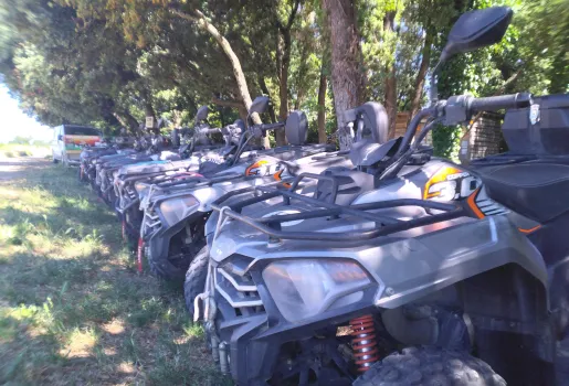 quad à Bourdic près de Cévennes dans le Gard en Ardèche 30