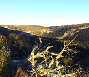 Superbe paysage des Cévennes, accessible via une randonnée Rando Escape