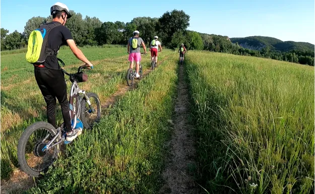 rando trottinette électrique dans le Gard 30