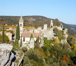 Village du Gard, vue éloignée