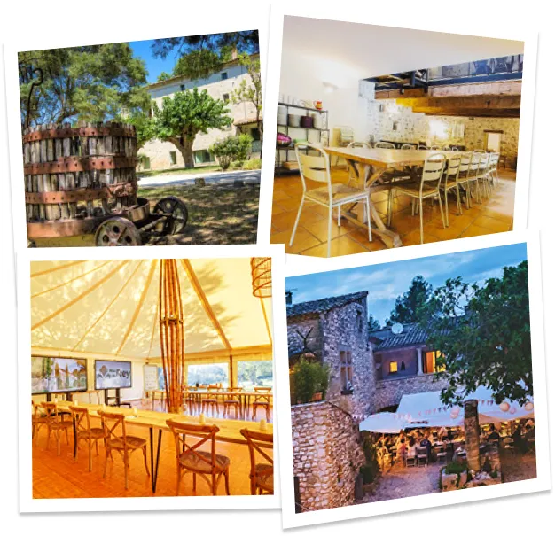 location de groupe près d'uzes